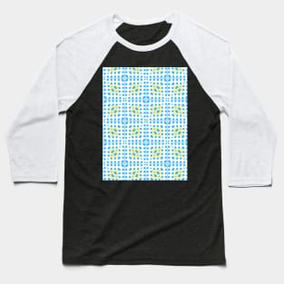 dotted shapes pattern Baseball T-Shirt